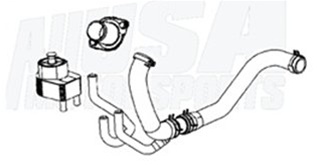 What are the diameter of the hoses going to the radiator?