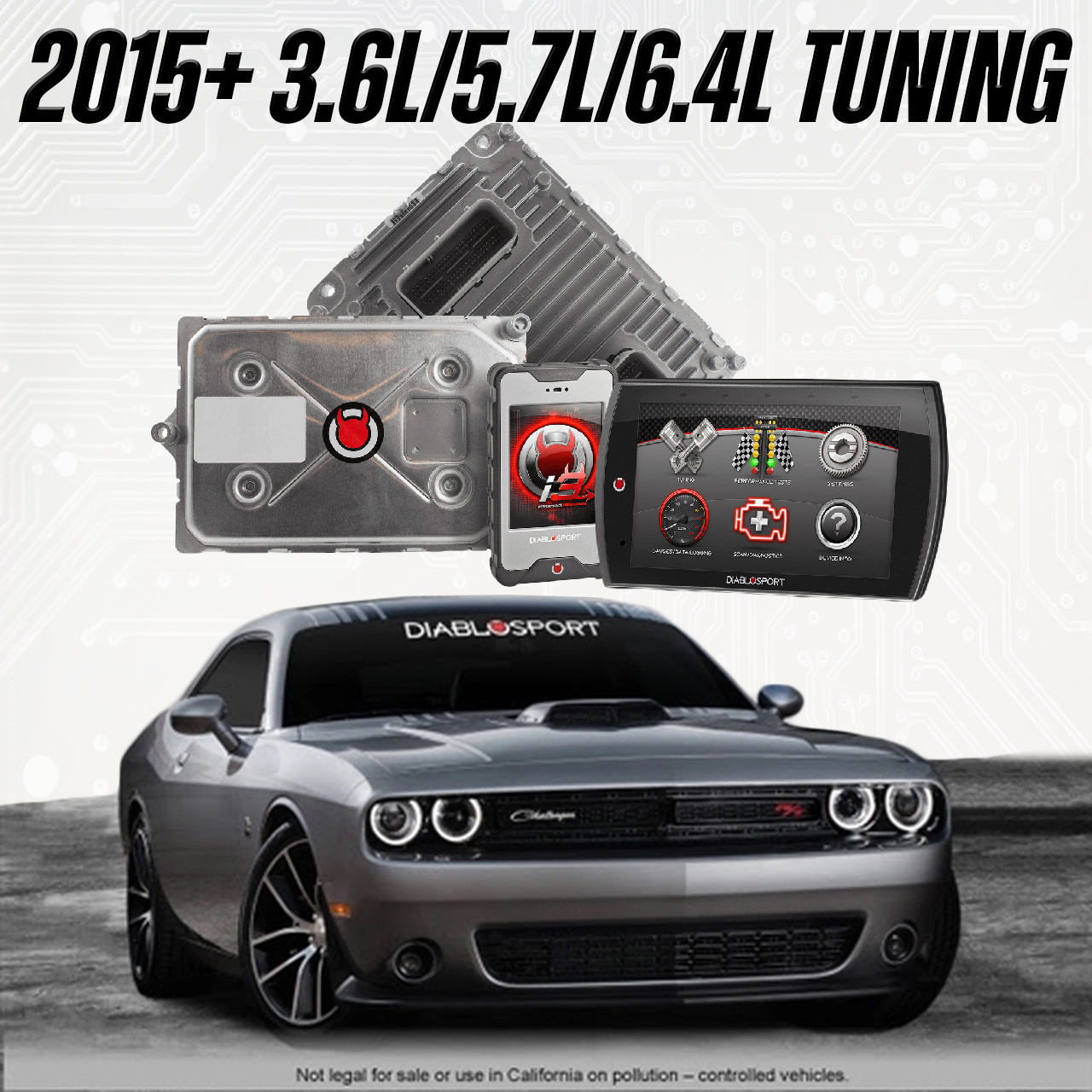 DiabloSport PCM & Tuner Package for 15-23* Chrysler, Dodge & Jeep 3.6/5.7/6.4L Questions & Answers