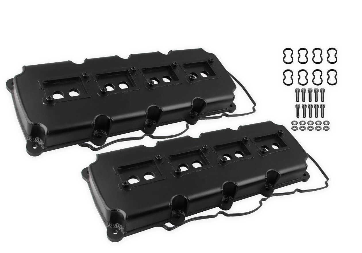 DISCONTINUED Mr. Gasket Fabricated Valve Covers in Black for Gen 3 HEMI 5.7/6.1/6.4L - 68501BG Questions & Answers