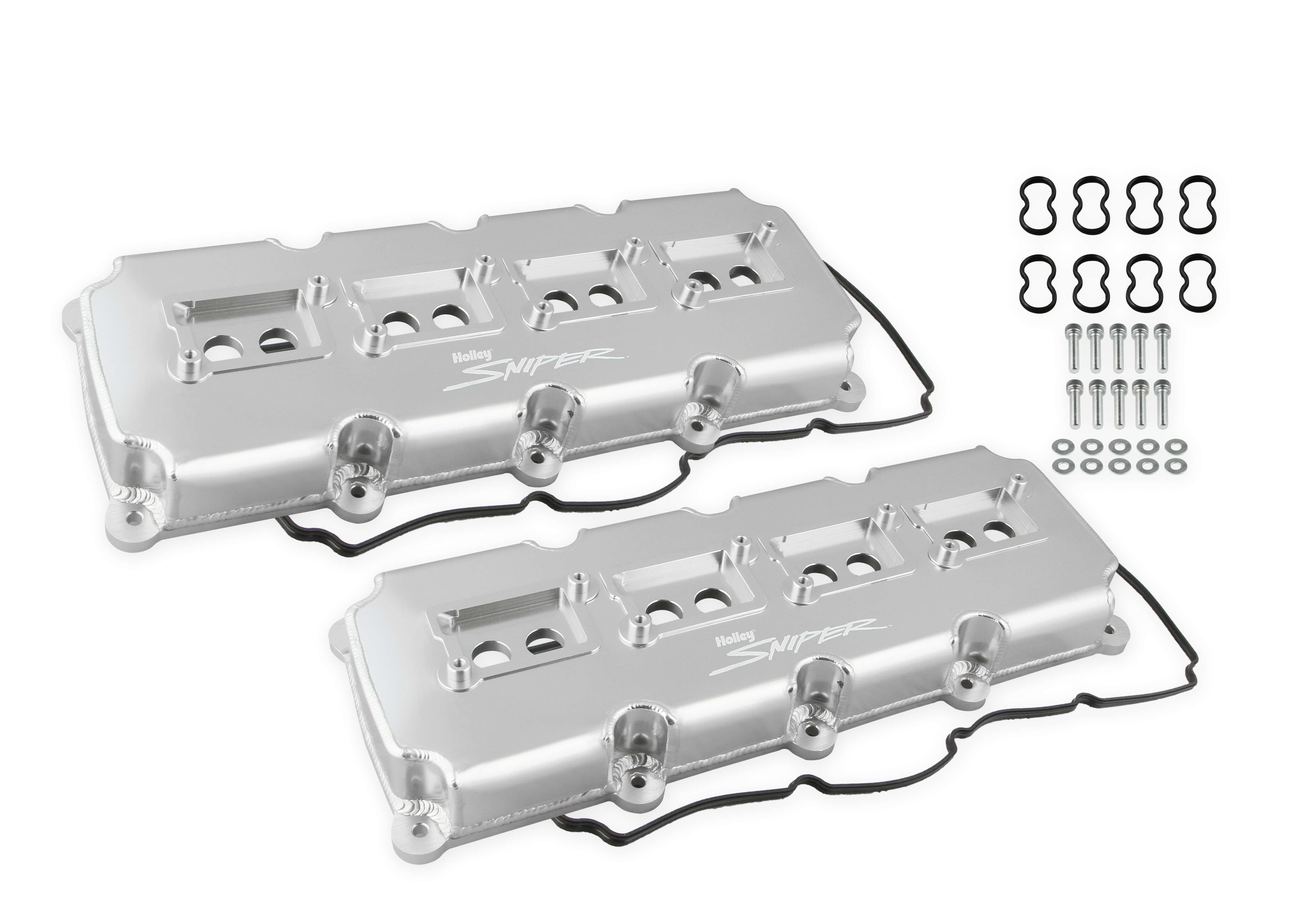 DISCONTINUED Holley Sniper Fabricated Valve Covers in Silver for 5.7/6.1/6.4L Gen III Hemi - 890015 Questions & Answers