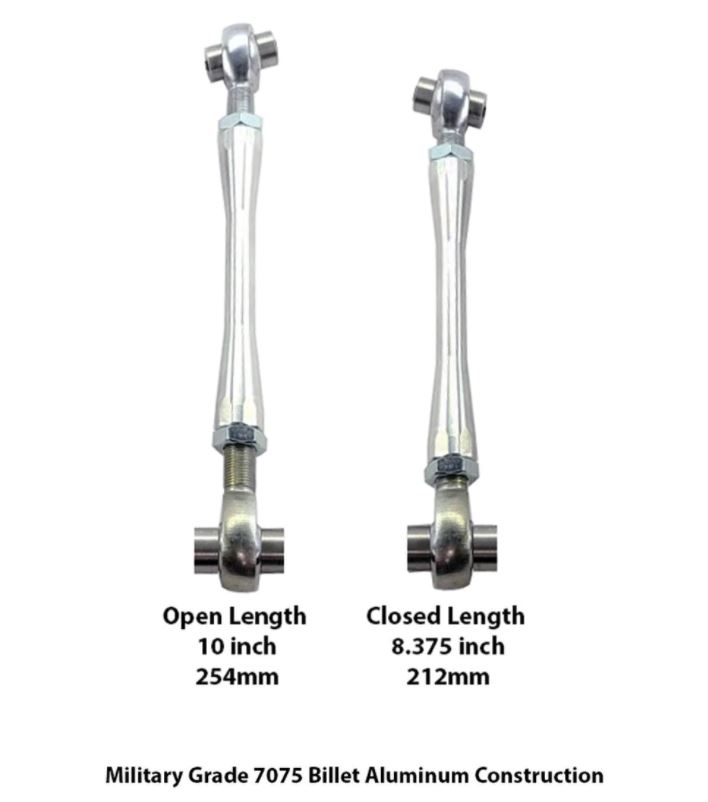 UPR DC-2011-01 Pro-Series Billet Adjustable Rear Sway Bar End Links for 05-23 Challenger, Charger, Magnum & 300 Questions & Answers