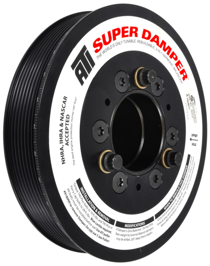 ATI 918452 Super Damper Harmonic Balancer 18% Overdrive 8 Rib for 09-20 RAM 5.7L VVT, 6.4L 392 & 2009 Durango 5.7L VVT HEMI Questions & Answers